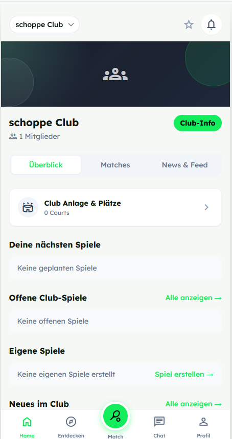 Club-Uebersicht