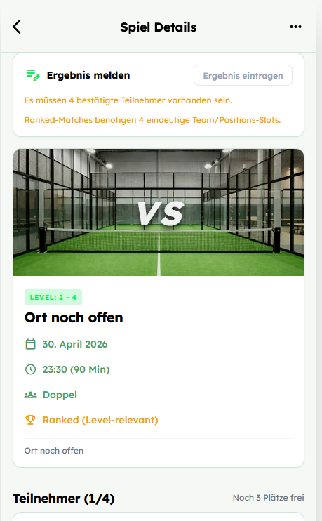 Match-Screen
